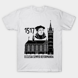 95 theses of the reformation of the church. Wittenberg 1517. T-Shirt